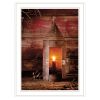 "Tinner's Lantern" By Irvin Hoover, Ready to Hang Framed Print, White Frame