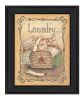 "Laundry" by Mary Ann June, Ready to Hang Framed Print, Black Frame
