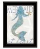 "Mermaid at Heart" by Kate Sherrill, Ready to Hang Framed Print, Black Frame