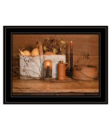 "Gathering The Harvest" by Billy Jacobs, Ready to Hang Framed Print, Black Frame