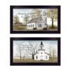 "Amazing Grace Collection" 2-Piece Vignette By Billy Jacobs, Printed Wall Art, Ready To Hang Framed Poster, Black Frame