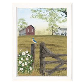 "Morning's Glory" by Billy Jacobs, Ready to Hang Framed Print, White Frame