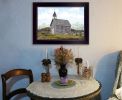 "He is Risen" by Billy Jacobs, Ready to Hang Framed Print, Black Frame