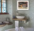 "HOT BATH" by Pam Britton, Ready to Hang Framed print, White Frame