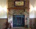 "Welcome to Our Farm House" By Mary June, Printed Wall Art, Ready To Hang Framed Poster, Black Frame