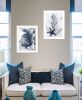 "Ocean Collection" 2-Piece Vignette By Stellar Design Studio, Ready to Hang Framed Print, White Frame