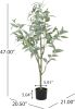 47.2 Inch Artificial Eucalyptus Leaves Bonsai