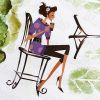 Afternoon Tea - Large Wall Decals Stickers Appliques Home Decor