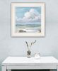 "Beautiful Day II" by Artisan Georgia Janisse, Ready to Hang Framed Print, White Frame