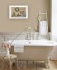 "Farmhouse Bath I" By Pam Britton, Ready to Hang Framed Print, White Frame