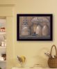 "Love Abides Here Shelf" By Pam Britton, Ready to Hang Framed Print, Black Frame