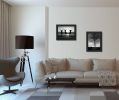 "Passion and Teamwork by Collection" 2-Piece Vignette By Trendy Decor4U, Printed Wall Art, Ready To Hang Framed Poster, Black Frame