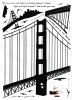 Chain Bridge - Hemu Wall Decals Stickers Appliques Home Decor 19.7 BY 27.5 Inches