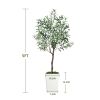 Artificial Olive Tree 5FT with Pot and Moss, Artificial Plants for Home Office Decor