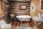 "Wash Room" By Pam Britton, Printed Wall Art, Ready To Hang Framed Poster, Black Frame