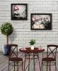 "The Salon Collection" 4-Piece Vignette by Sophie 6, Ready to Hang Framed Print, Black Frame