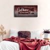 Canvas Wall Art for Living Room,God Knew My Heart Needed You Quote Painting