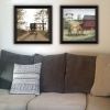 Trendy Decor 4U 2- Piece Vignette The Old Mare, Heading' Home Black Framed Wall Art for Living Room