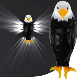 Bald Eagle Wall Light, American Eagle Night Light With Remote Control, Magnetic Wall Mounted Eagle Lamp For Bedroom, Living Room, Hallway, Batter