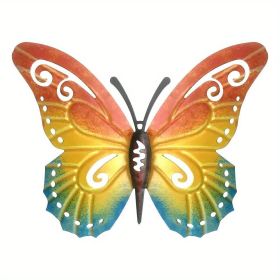 1pc/3pc, Vintage Iron Butterfly, Home Garden Themed Welcome Sign, Front Door Hanging Decor, Celebration Decor (Style: Model A)