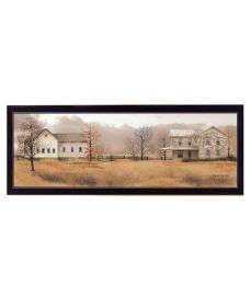 "Peaceful Homestead" by Billy Jacobs, Ready to Hang Framed Print, Black Frame (Color: as Pic)