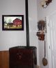 "Antique Barn" By Billy Jacobs, Printed Wall Art, Ready To Hang Framed Poster, Black Frame