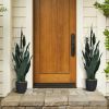 1PC 35.5 inches Indoor and Outdoor Decoration Fake Snake Plant Artificial Plant